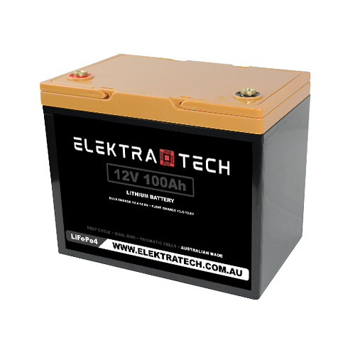Elektratech 100Ah 12v Deep Cycle Lithium LifePO4 Battery — ElektraTech